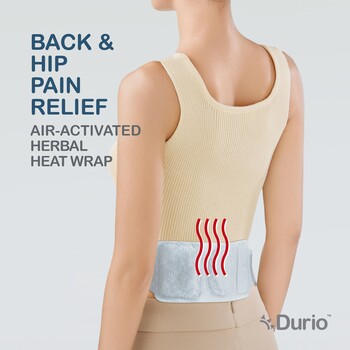 Durio 604B x'traSoothe Air-Activated Herbal Heat Wrap for Back and Hip - 1 piece